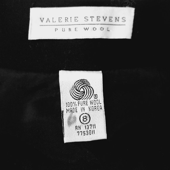 Valerie Stevens 100% Wool Pencil Skirt - Picture 4 of 4